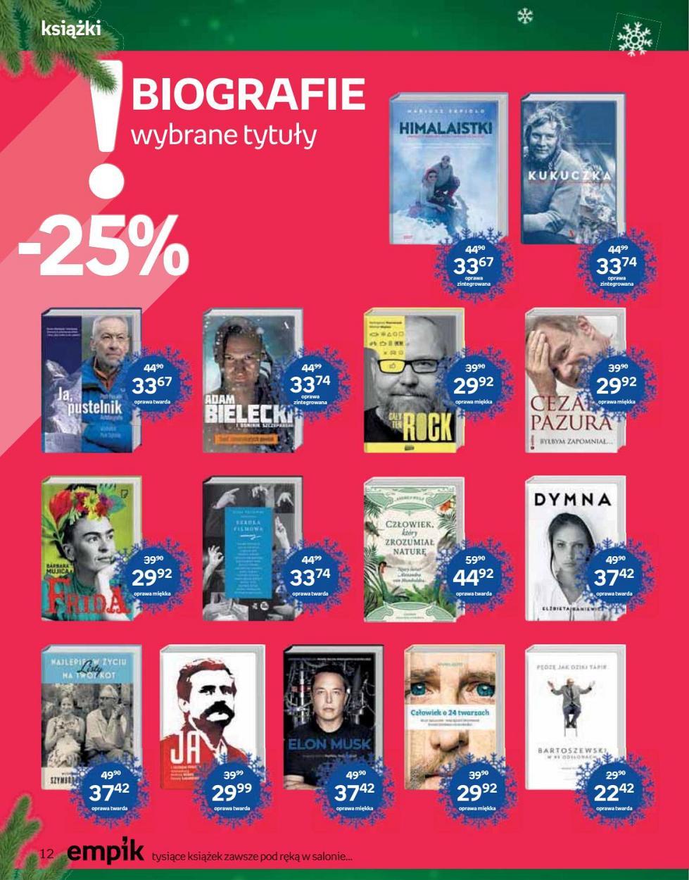 Gazetka promocyjna empik do 06/12/2017 str.12