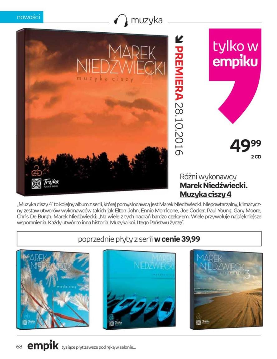 Gazetka promocyjna empik do 08/11/2016 str.68