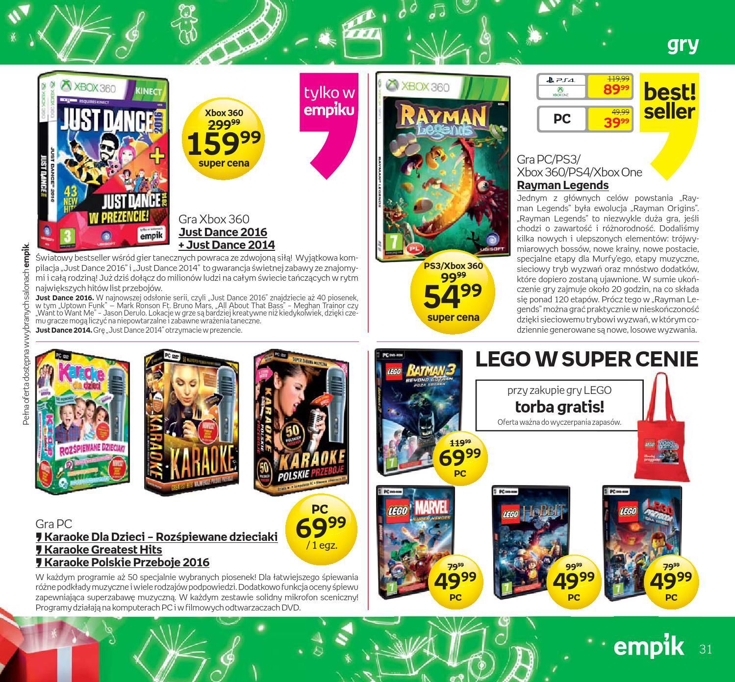 Gazetka promocyjna empik do 24/12/2015 str.31