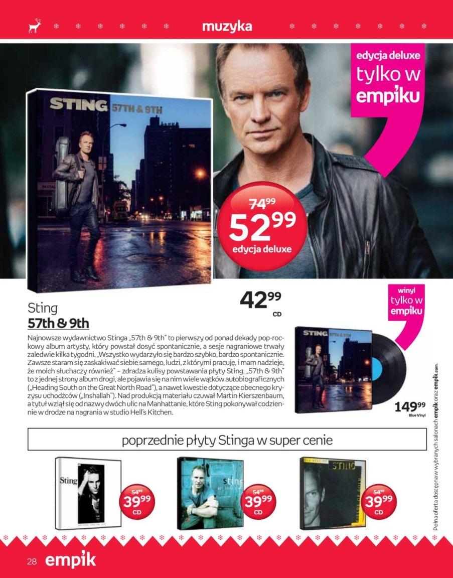 Gazetka promocyjna empik do 24/12/2016 str.28