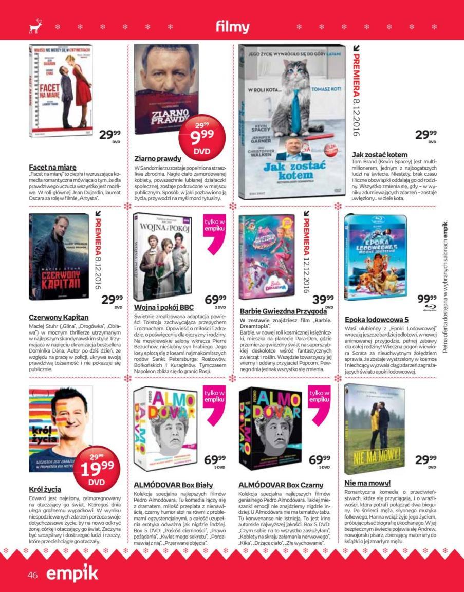 Gazetka promocyjna empik do 24/12/2016 str.46