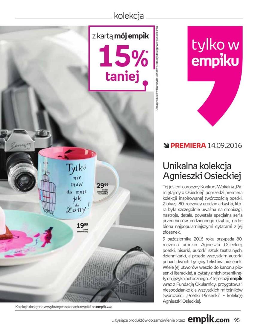 Gazetka promocyjna empik do 27/09/2016 str.95