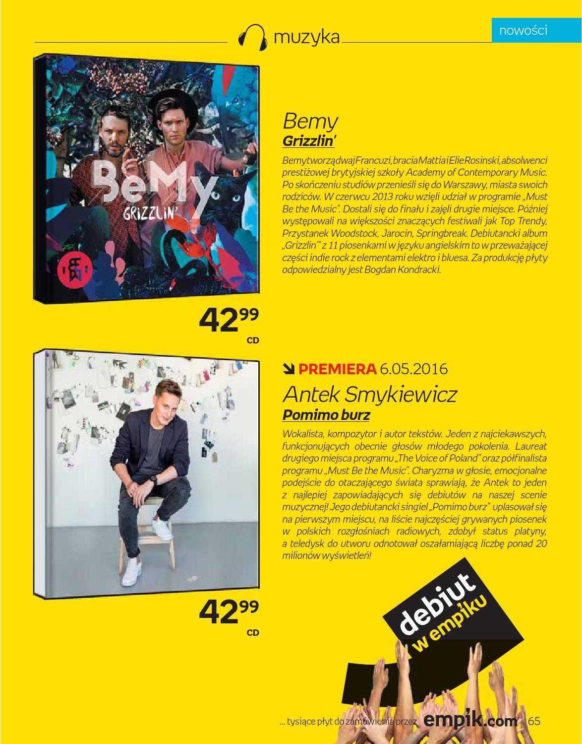 Gazetka promocyjna empik do 17/05/2016 str.65