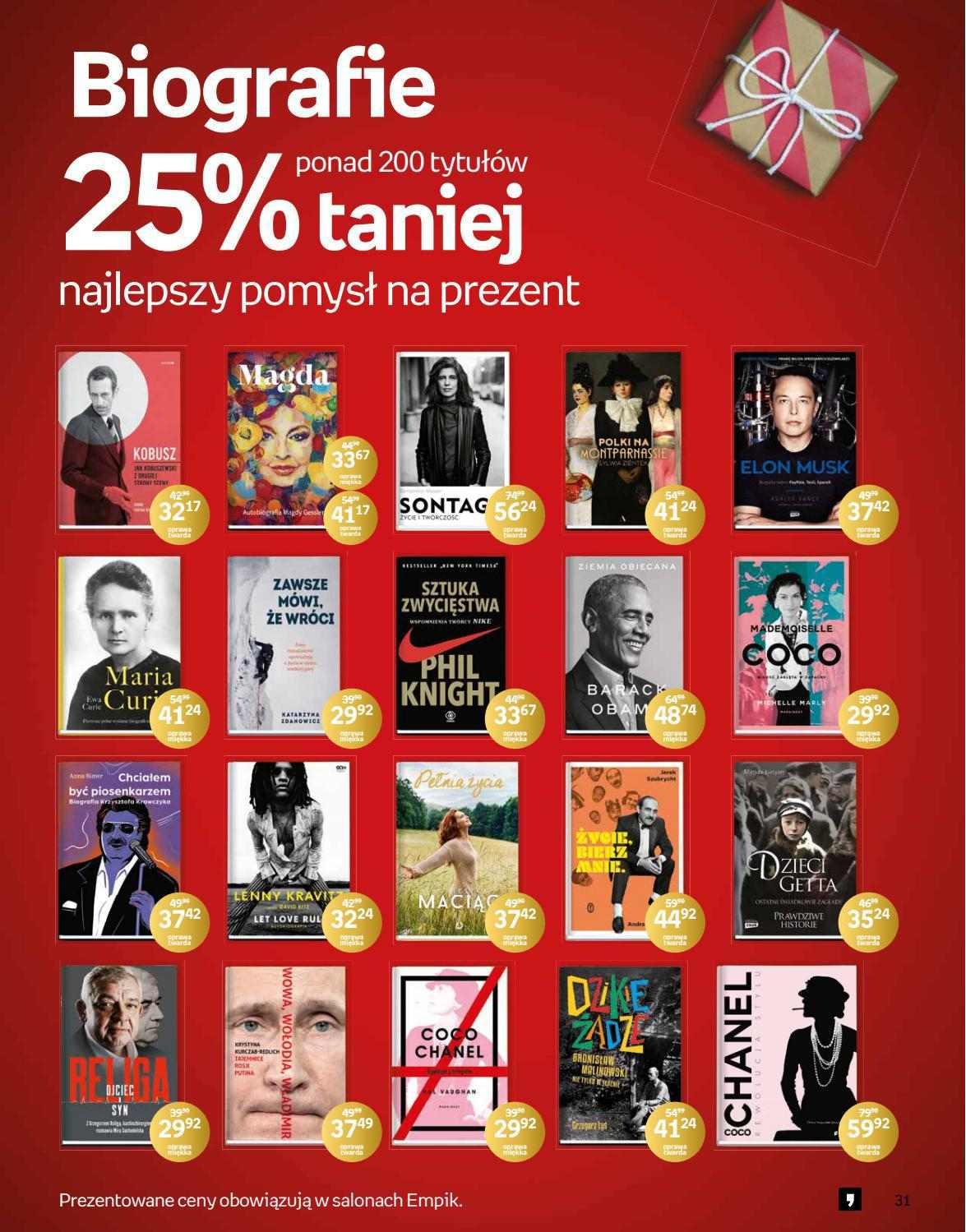 Gazetka promocyjna empik do 24/12/2021 str.33