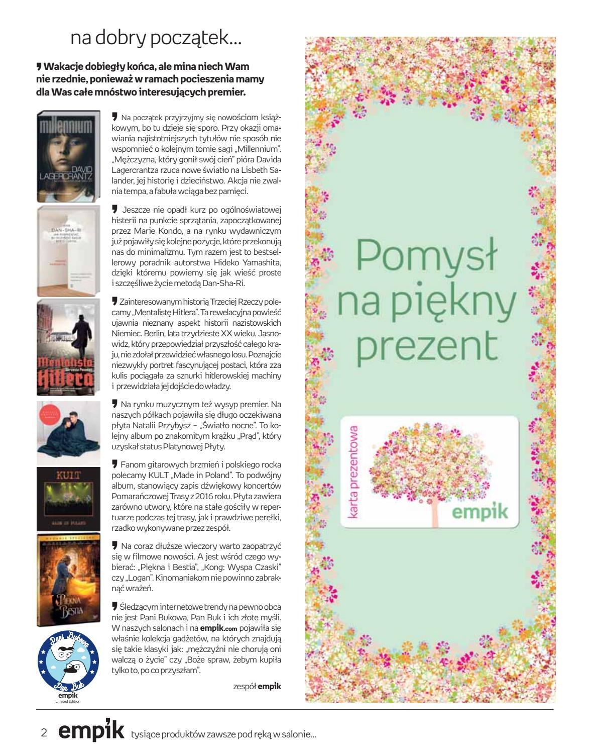 Gazetka promocyjna empik do 12/09/2017 str.1