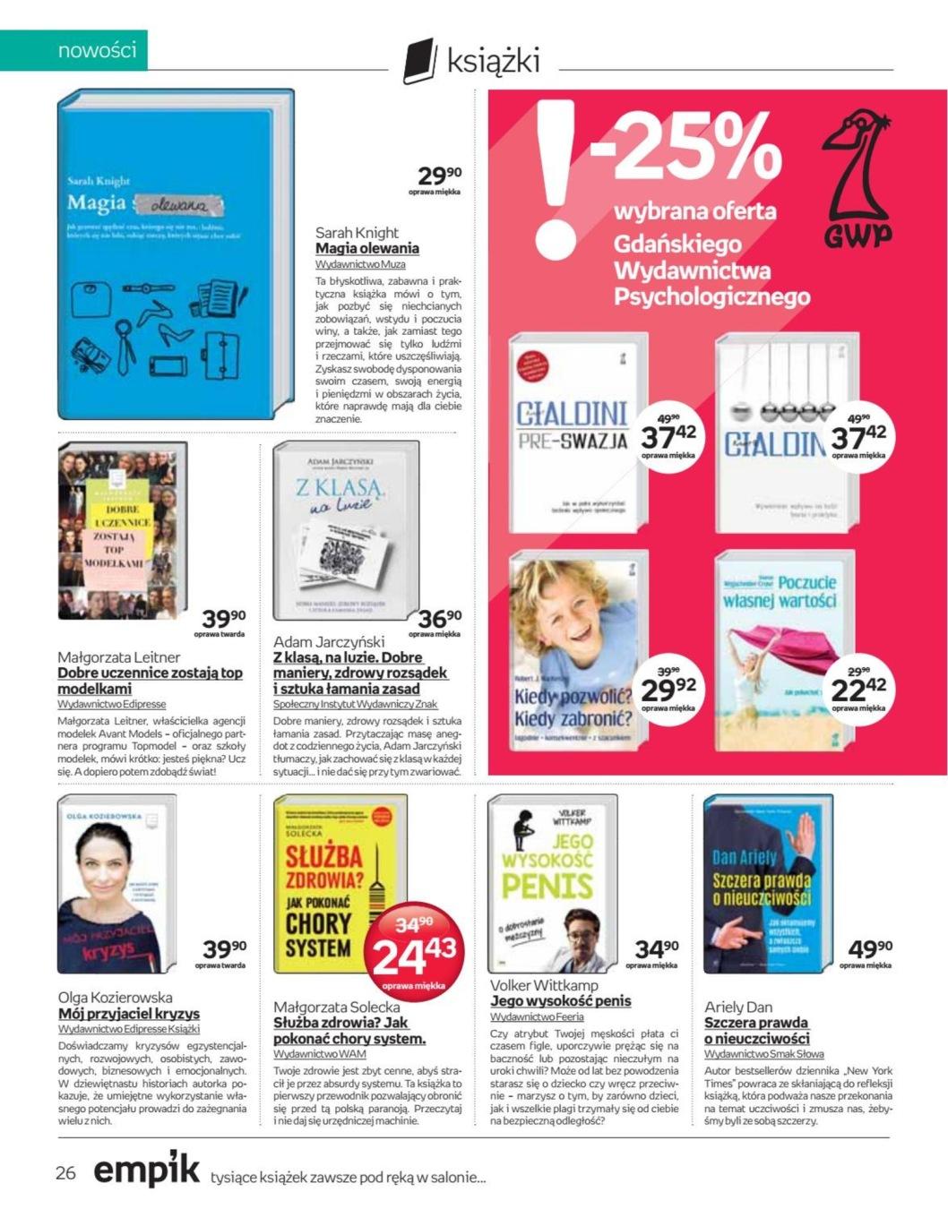 Gazetka promocyjna empik do 28/03/2017 str.26