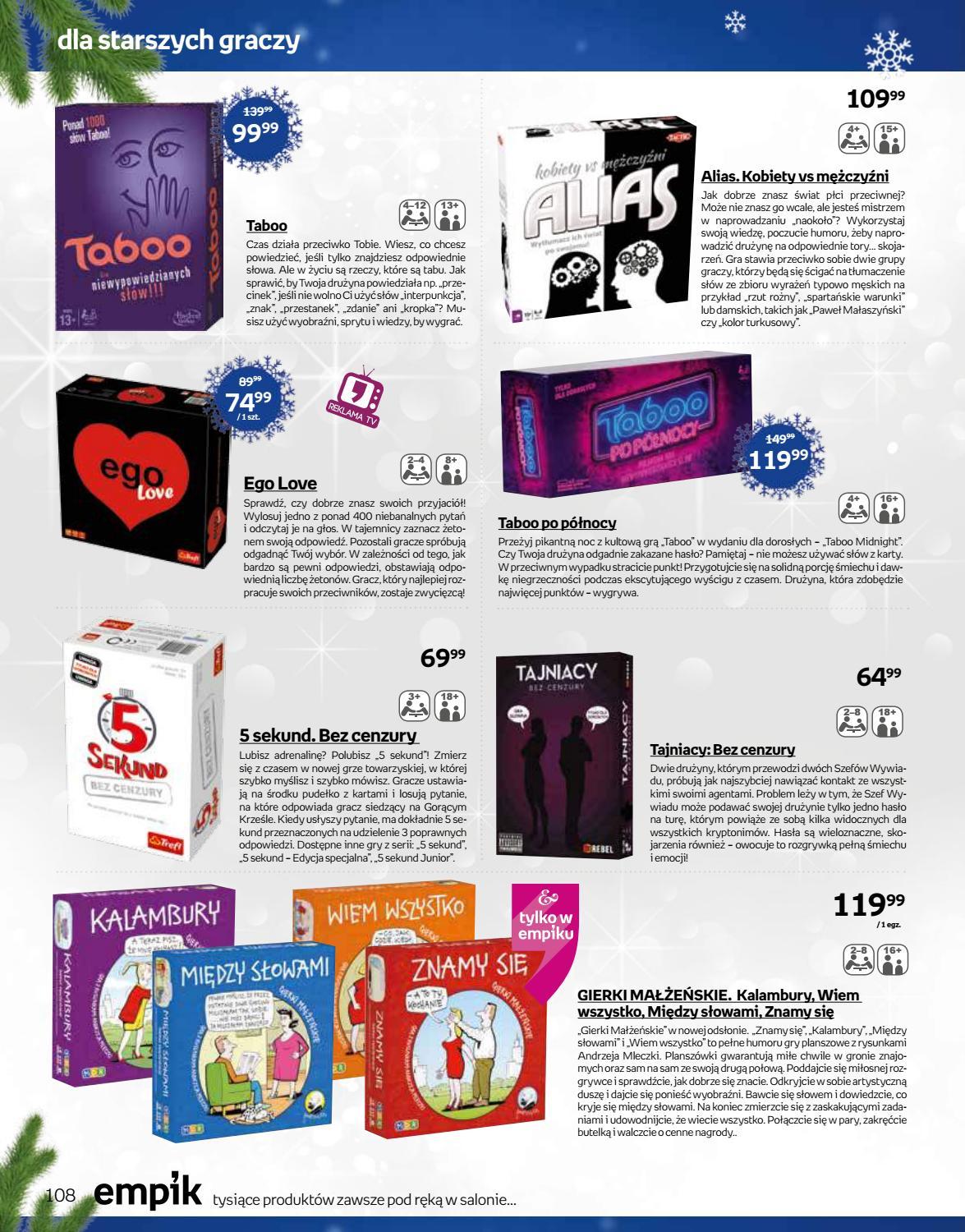 Gazetka promocyjna empik do 24/12/2017 str.108