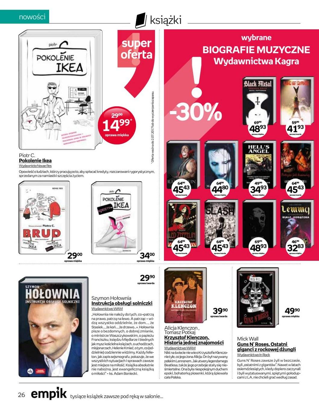 Gazetka promocyjna empik do 04/07/2017 str.26