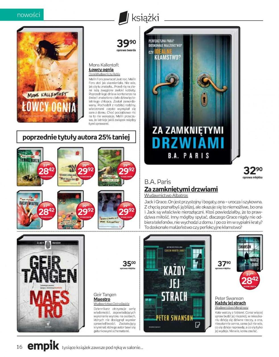 Gazetka promocyjna empik do 28/02/2017 str.16