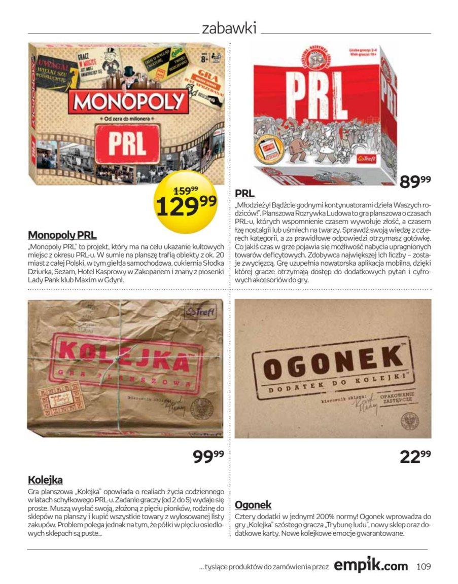 Gazetka promocyjna empik do 25/10/2016 str.109