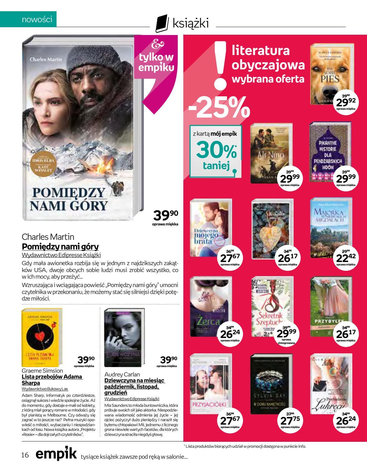 Gazetka promocyjna empik do 24/10/2017 str.16