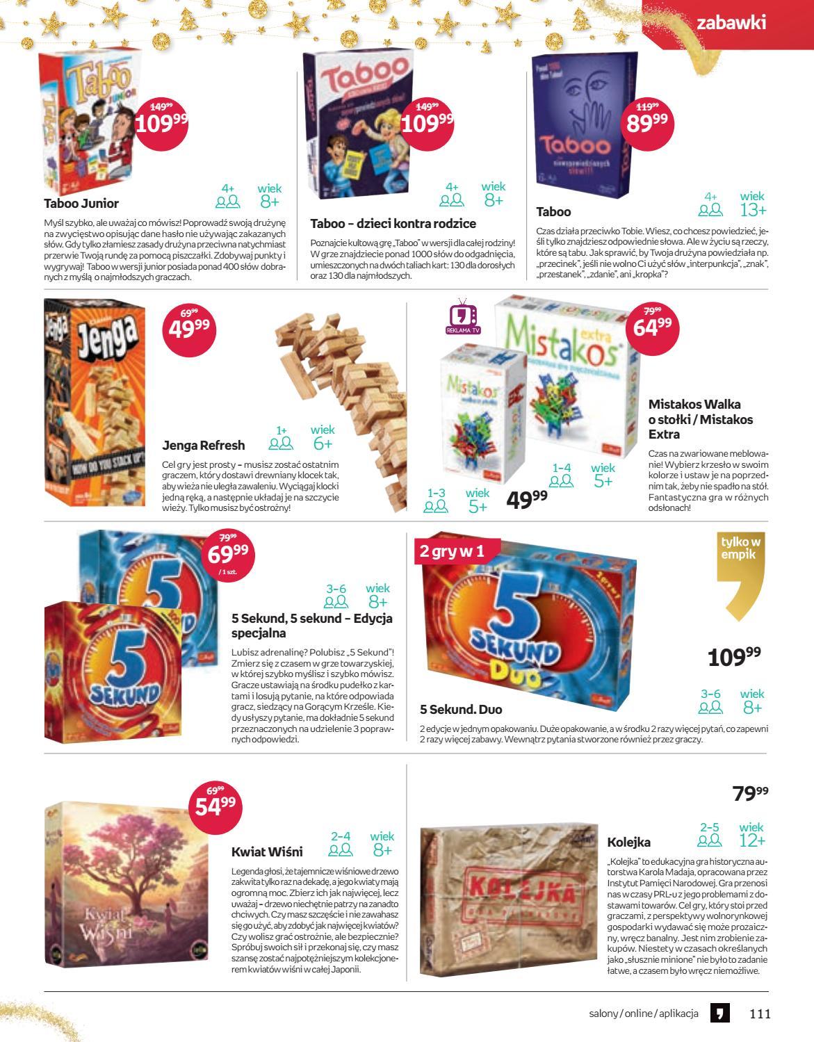 Gazetka promocyjna empik do 26/12/2019 str.111