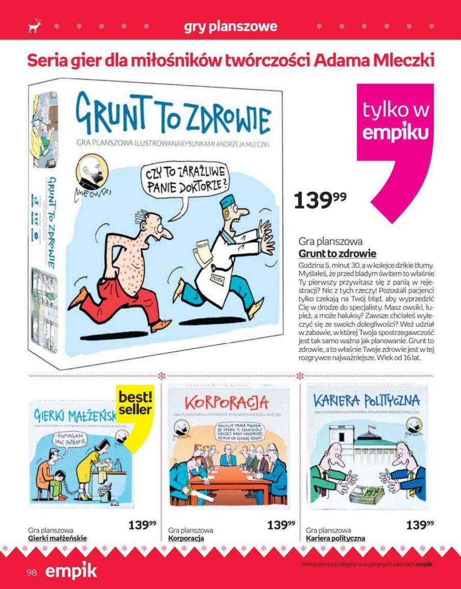 Gazetka promocyjna empik do 24/12/2016 str.98