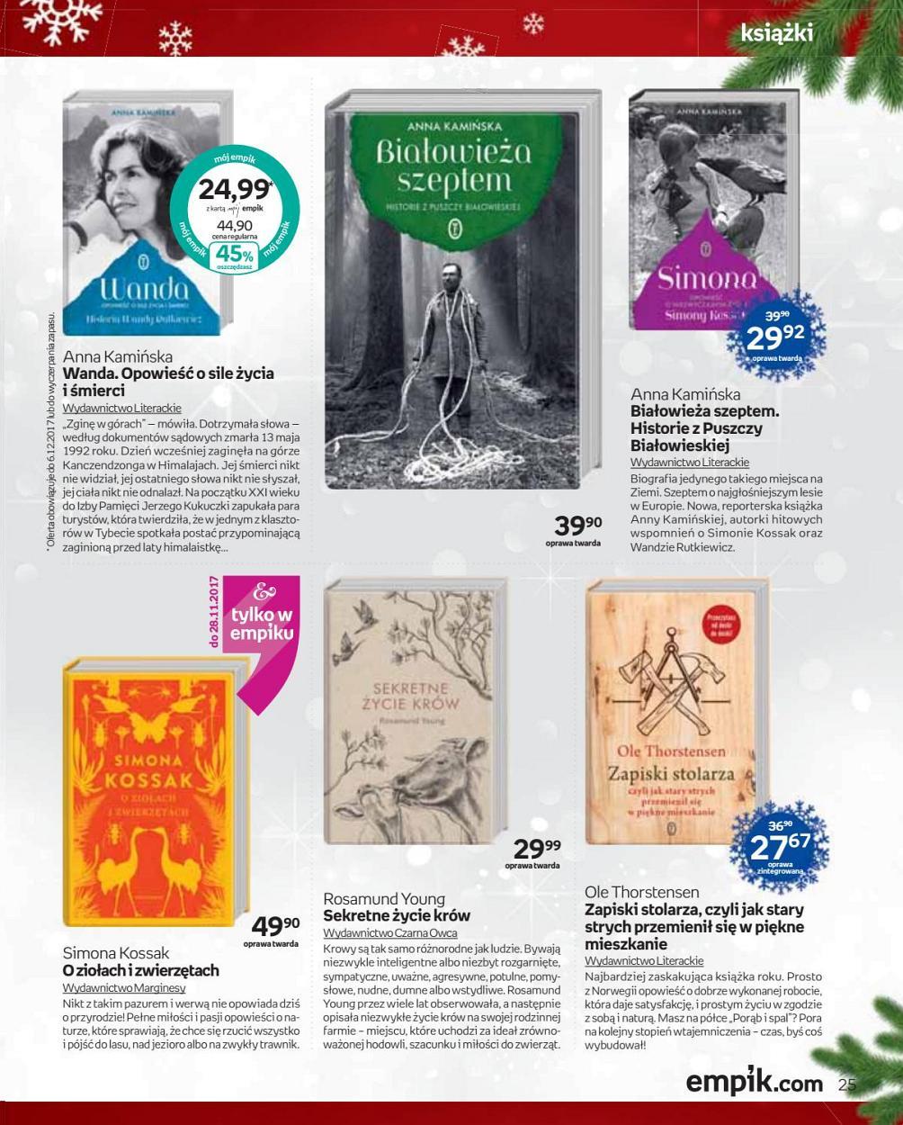 Gazetka promocyjna empik do 24/12/2017 str.25