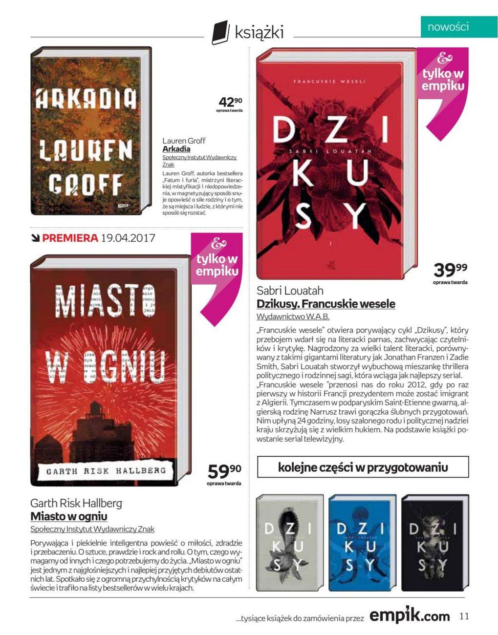 Gazetka promocyjna empik do 25/04/2017 str.11