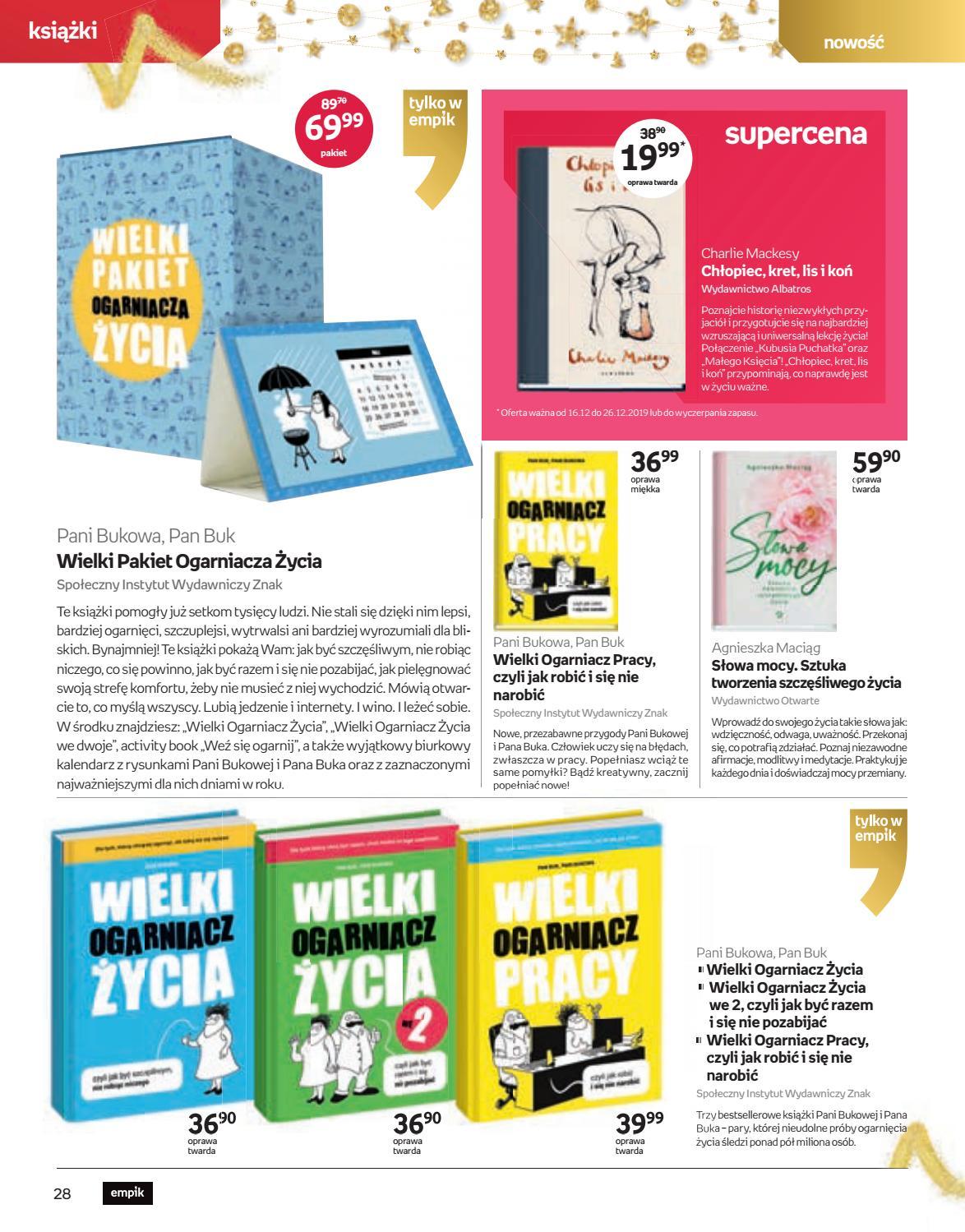 Gazetka promocyjna empik do 26/12/2019 str.28