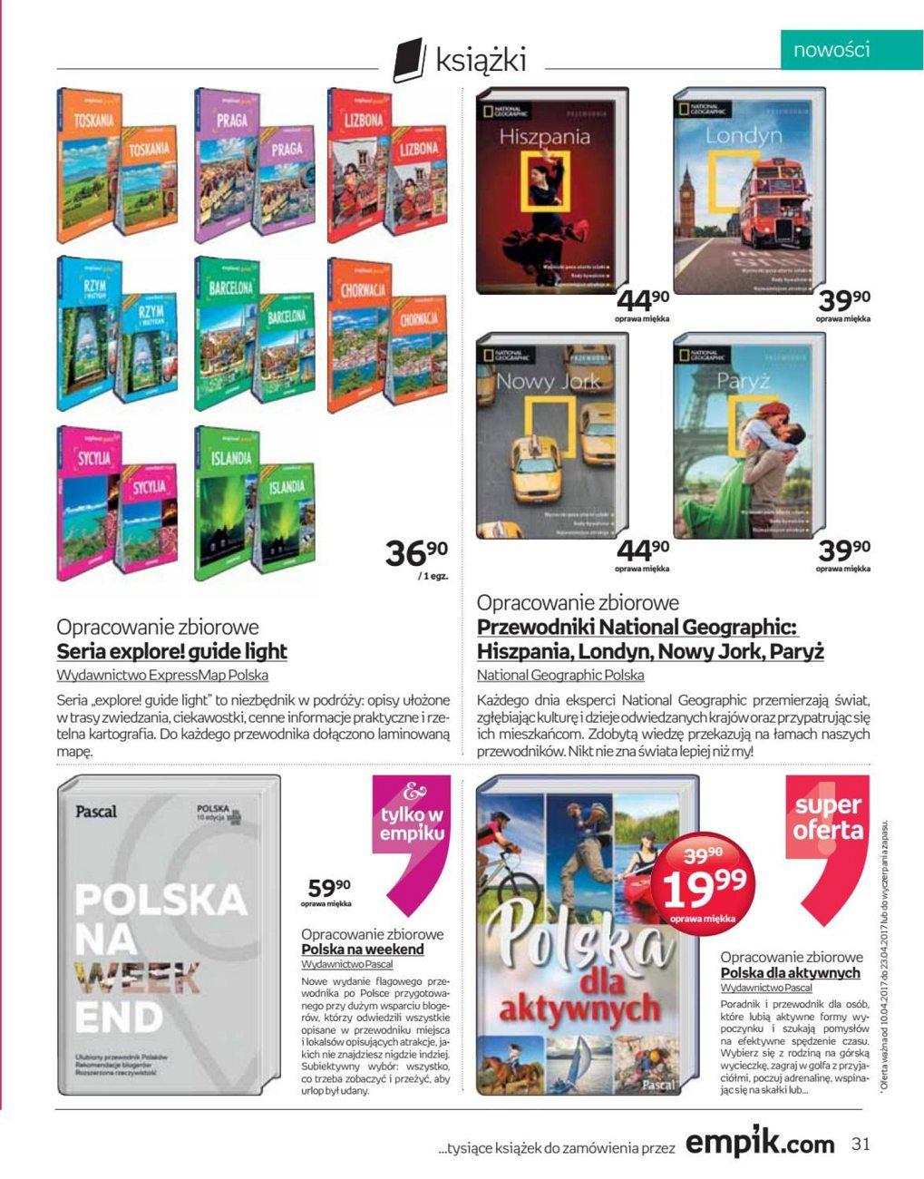 Gazetka promocyjna empik do 25/04/2017 str.31