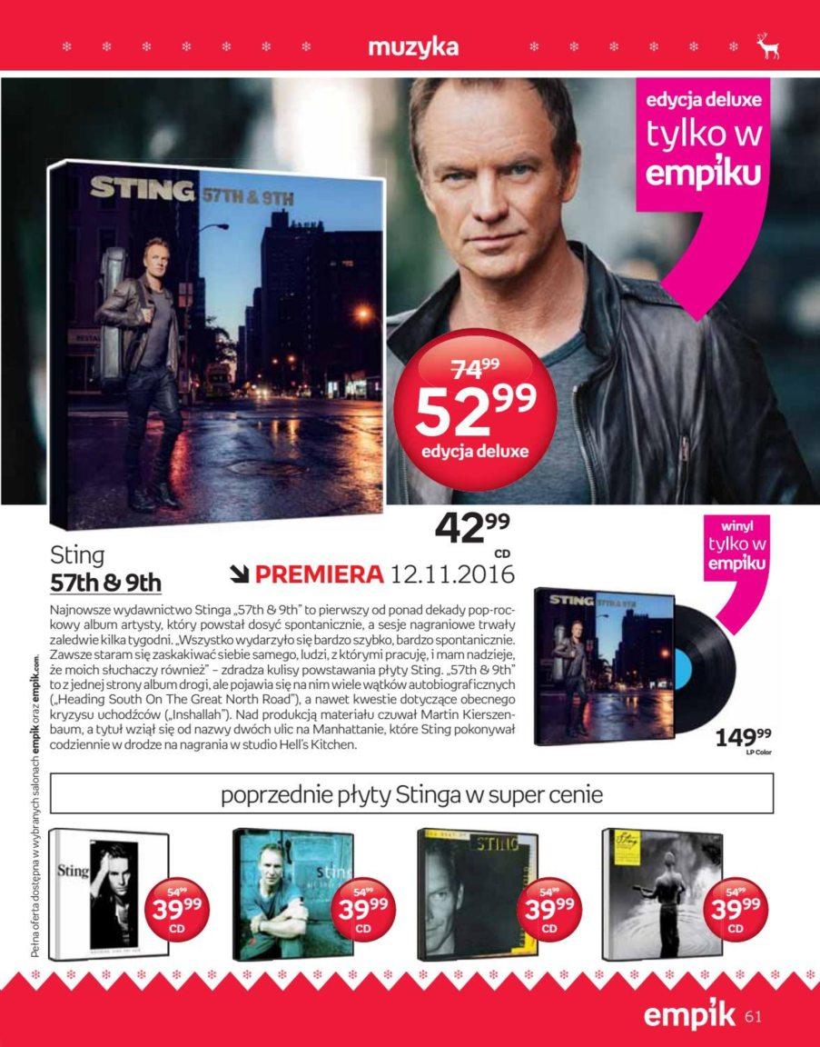 Gazetka promocyjna empik do 24/12/2016 str.61