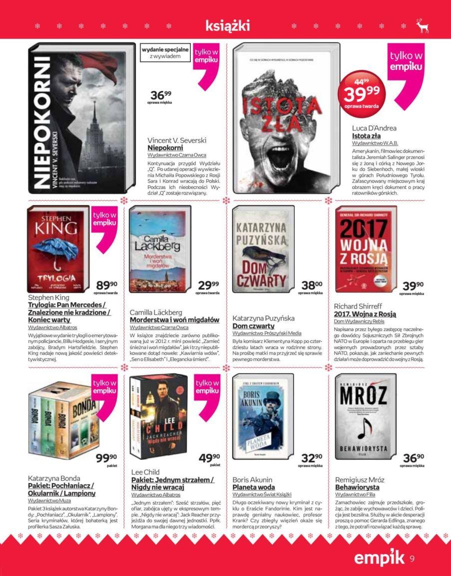 Gazetka promocyjna empik do 24/12/2016 str.9