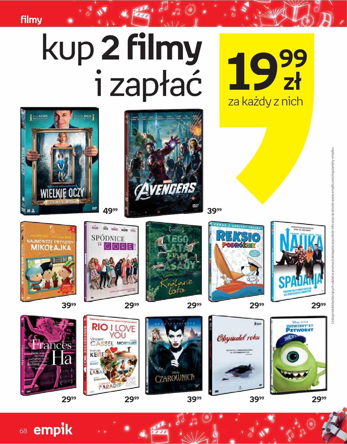 Gazetka promocyjna empik do 24/12/2015 str.68