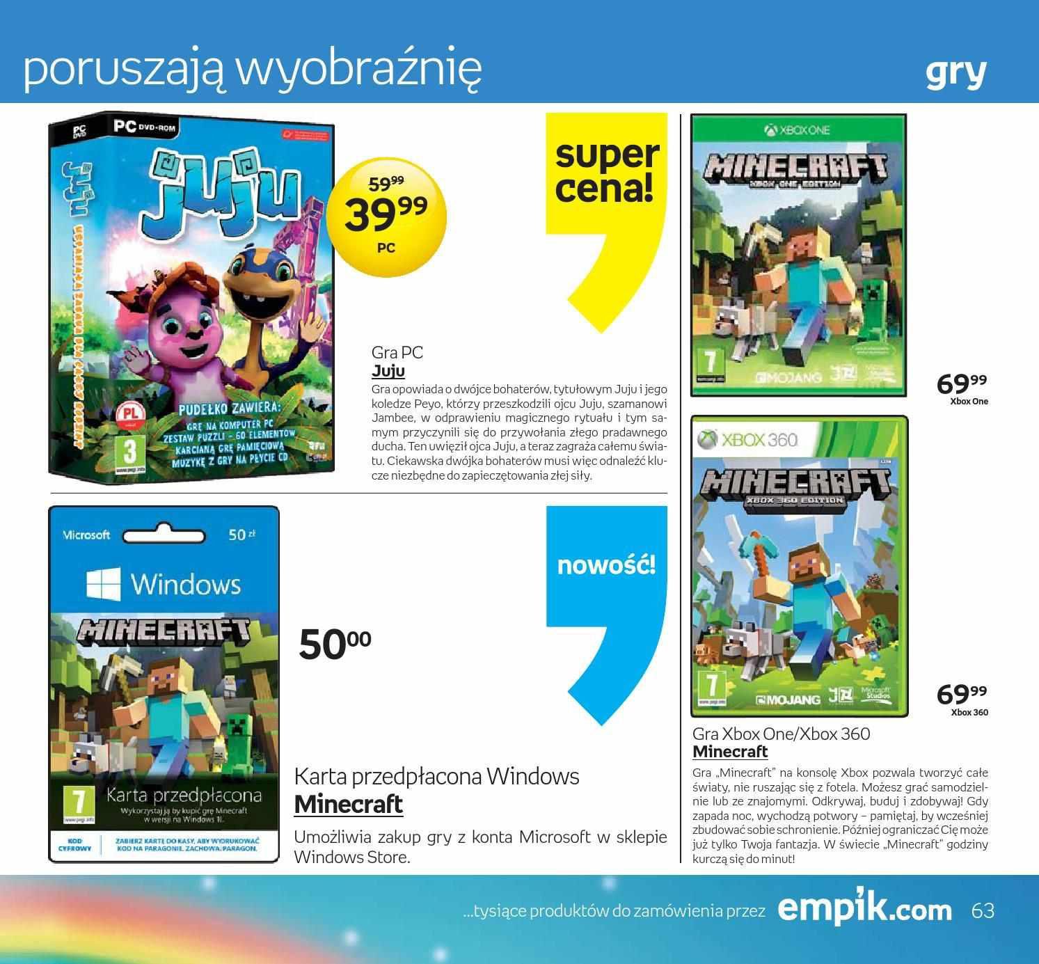 Gazetka promocyjna empik do 05/06/2016 str.63