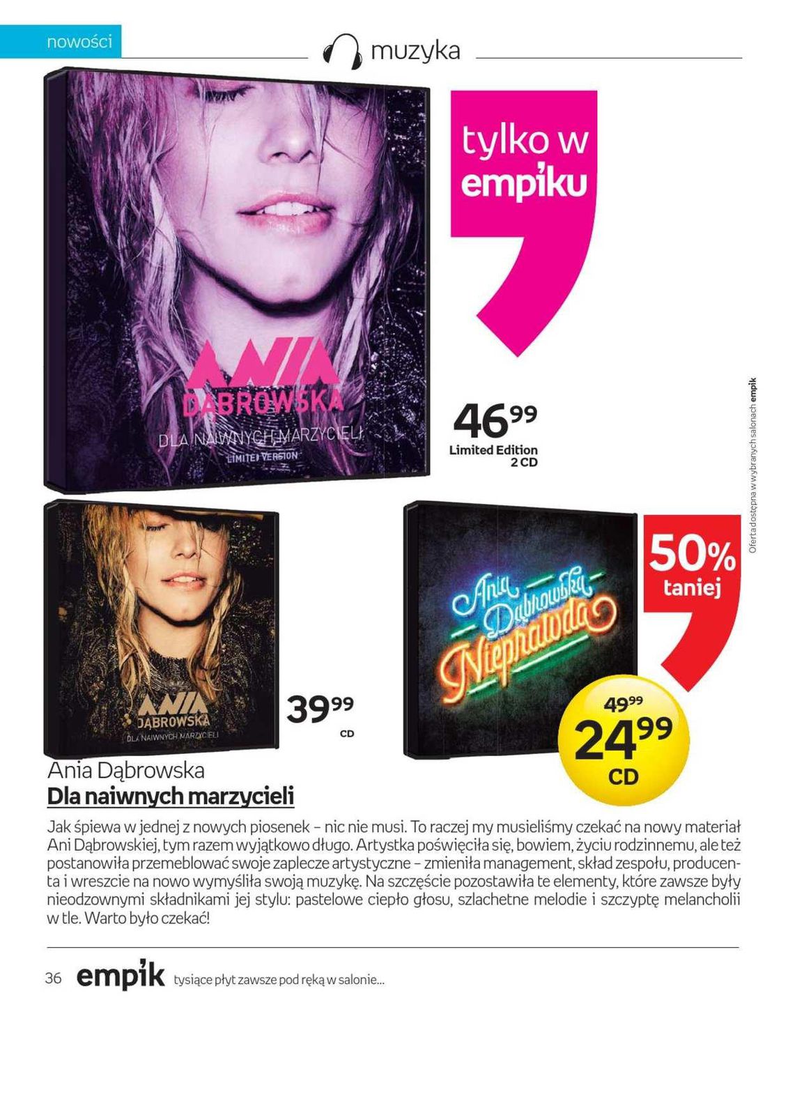 Gazetka promocyjna empik do 26/04/2016 str.36