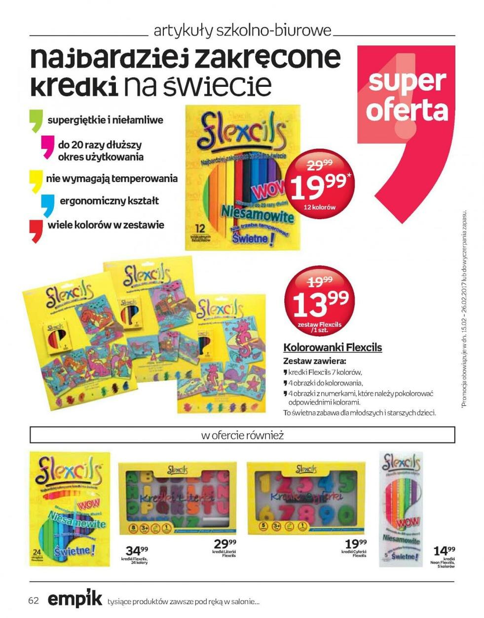 Gazetka promocyjna empik do 28/02/2017 str.62