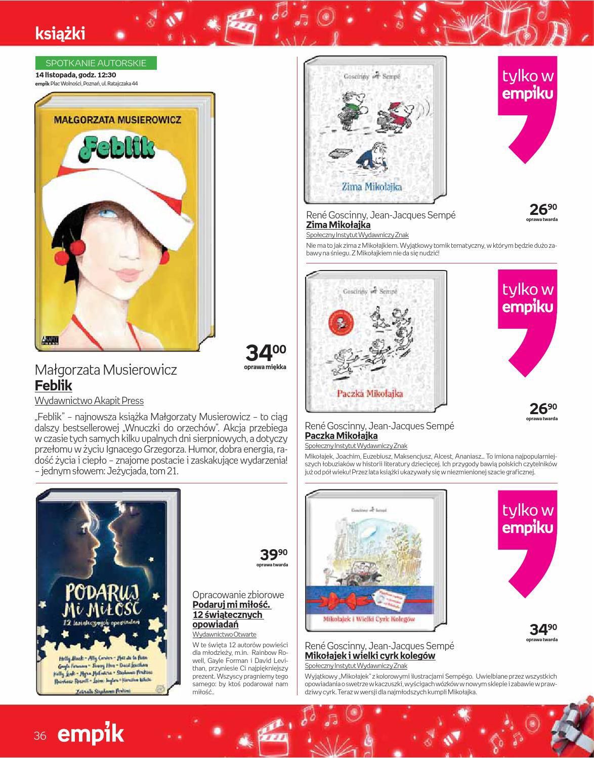 Gazetka promocyjna empik do 24/12/2015 str.36