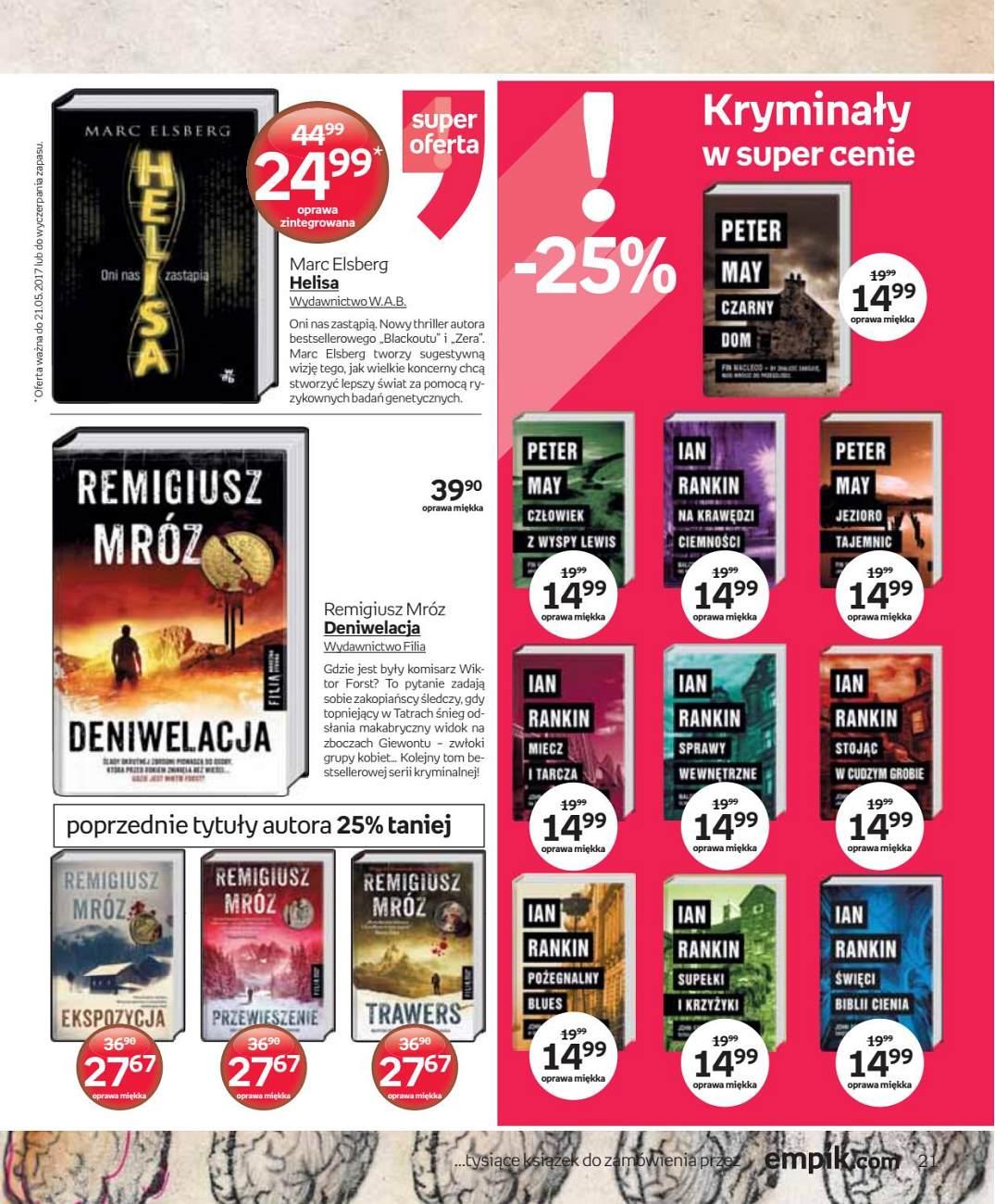 Gazetka promocyjna empik do 23/05/2017 str.21