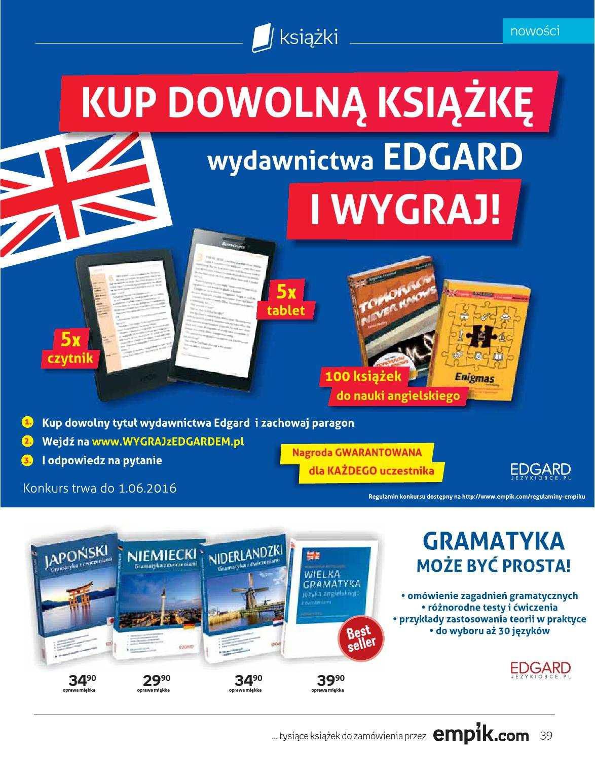 Gazetka promocyjna empik do 17/05/2016 str.39