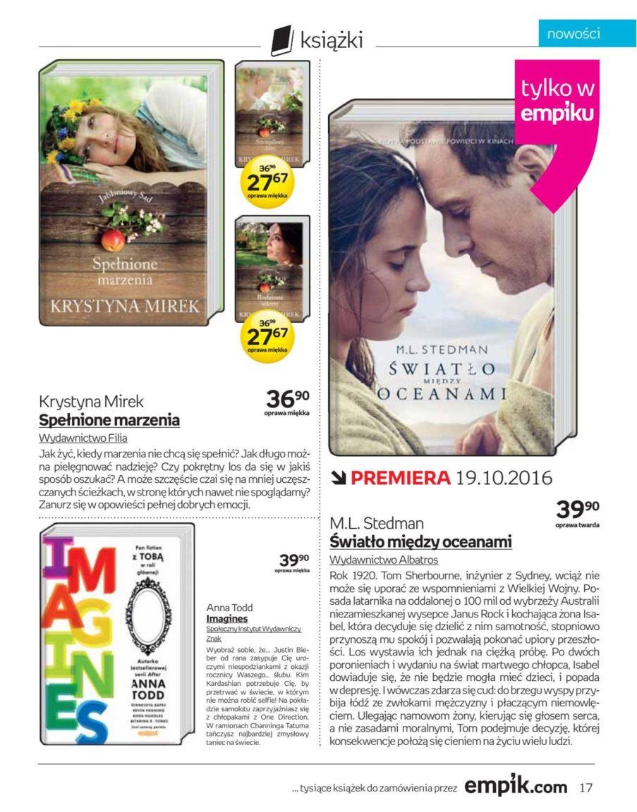 Gazetka promocyjna empik do 25/10/2016 str.17