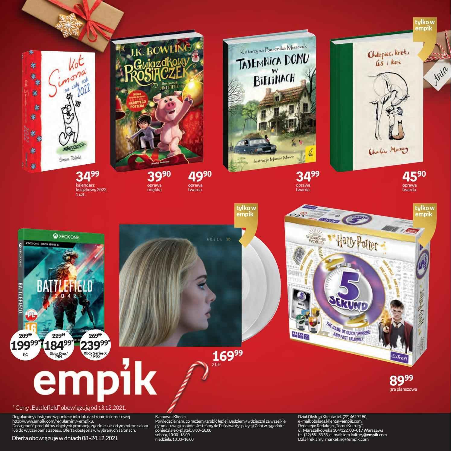 Gazetka promocyjna empik do 24/12/2021 str.56