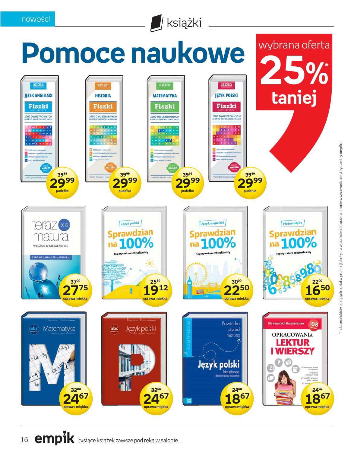 Gazetka promocyjna empik do 15/03/2016 str.16