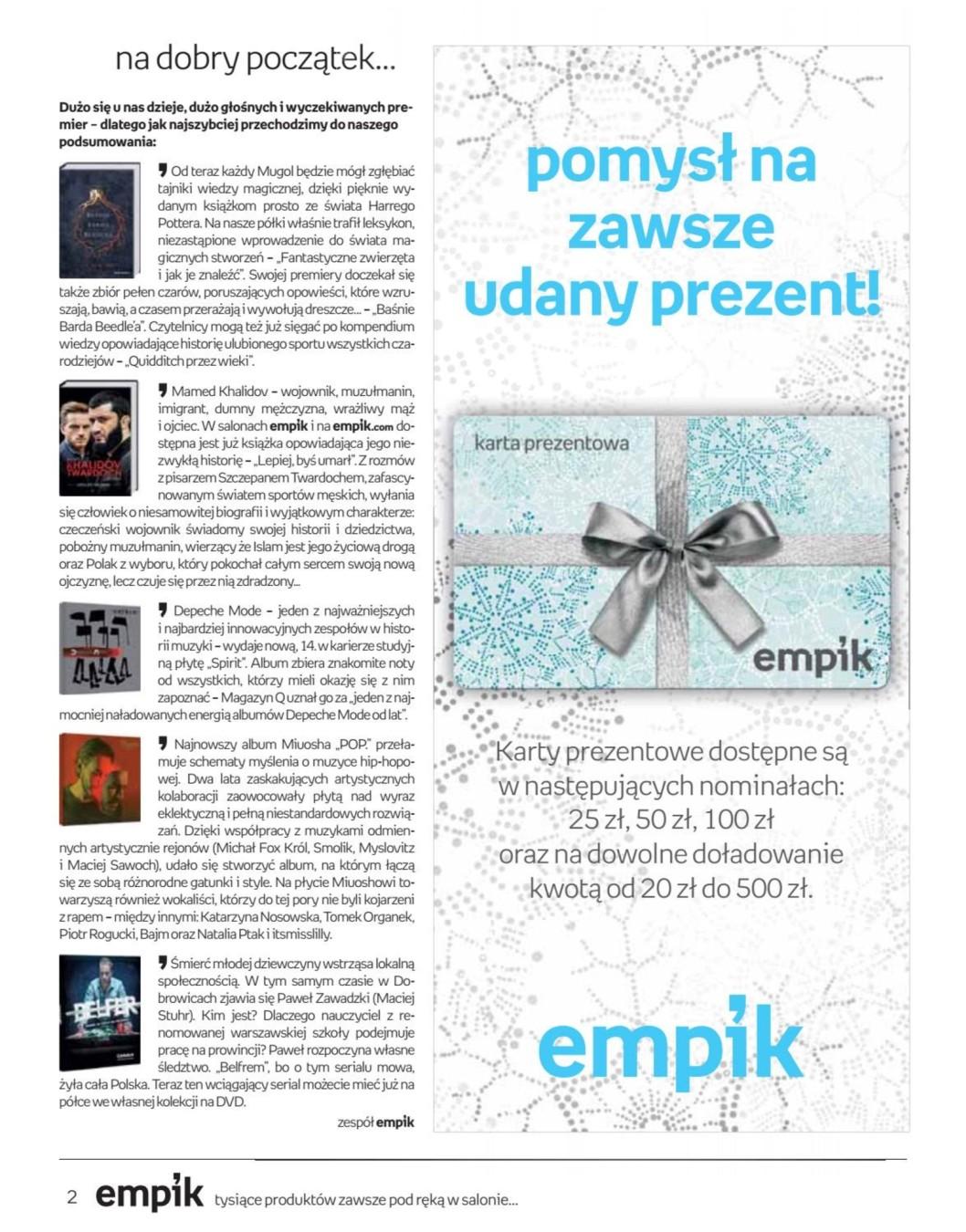 Gazetka promocyjna empik do 28/03/2017 str.1