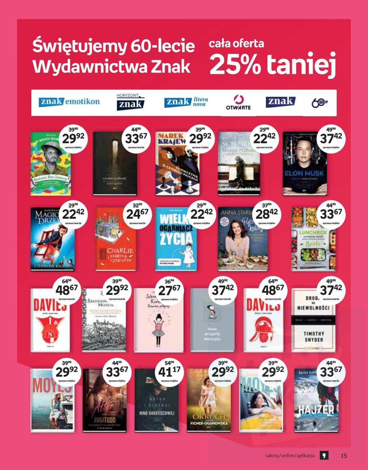 Gazetka Promocyjna I Reklamowa Empik, "Tom Kultury 15/2019", Od 04/09 ...