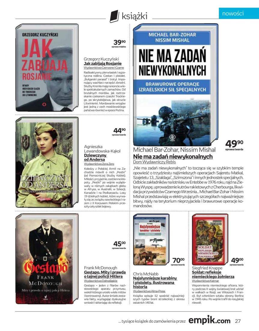 Gazetka promocyjna empik do 27/09/2016 str.27