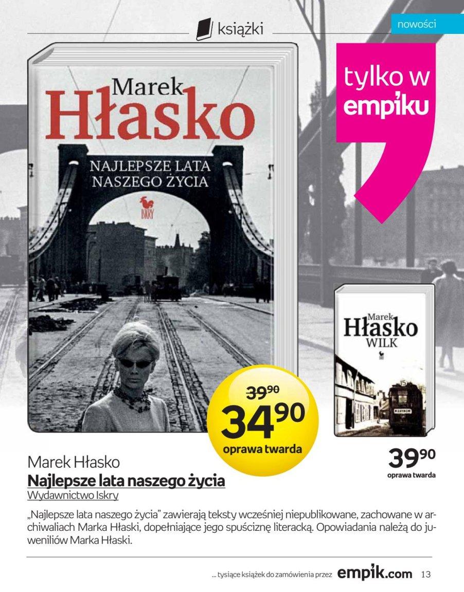 Gazetka promocyjna empik do 11/10/2016 str.13