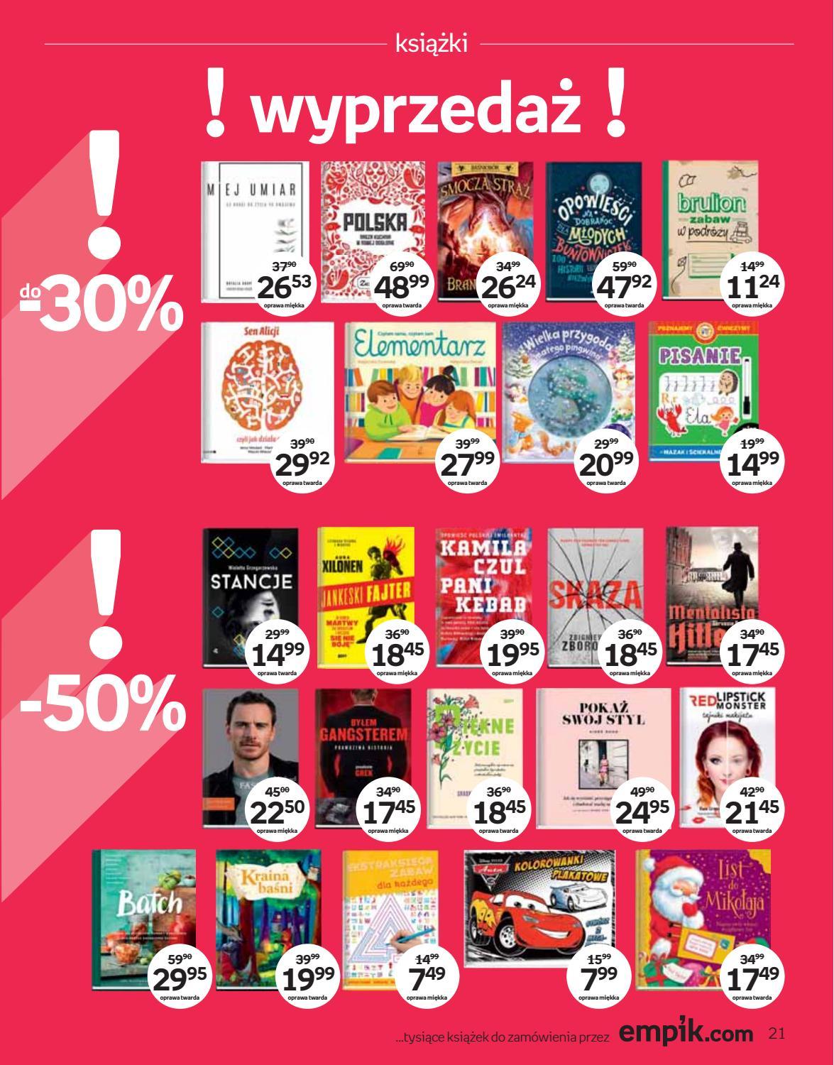 Gazetka promocyjna empik do 30/01/2018 str.21