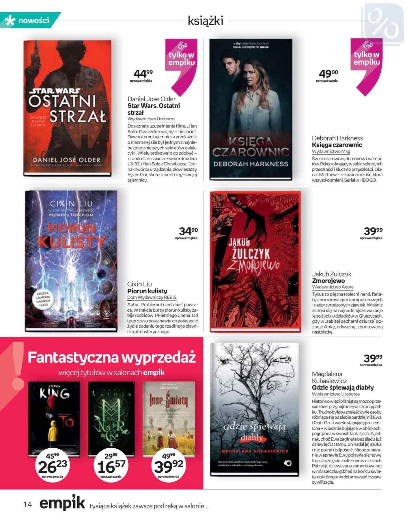 Gazetka promocyjna empik do 30/01/2019 str.14