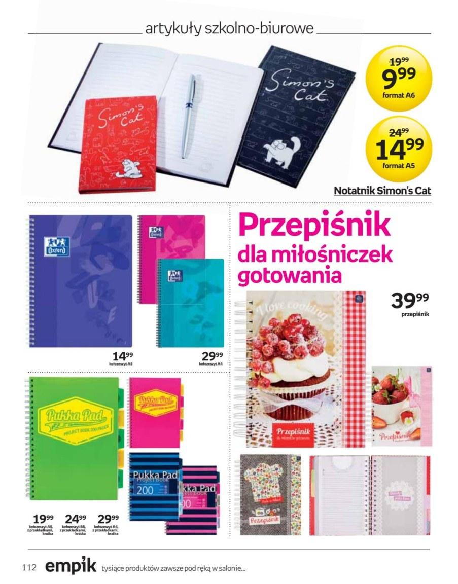 Gazetka promocyjna empik do 25/10/2016 str.112