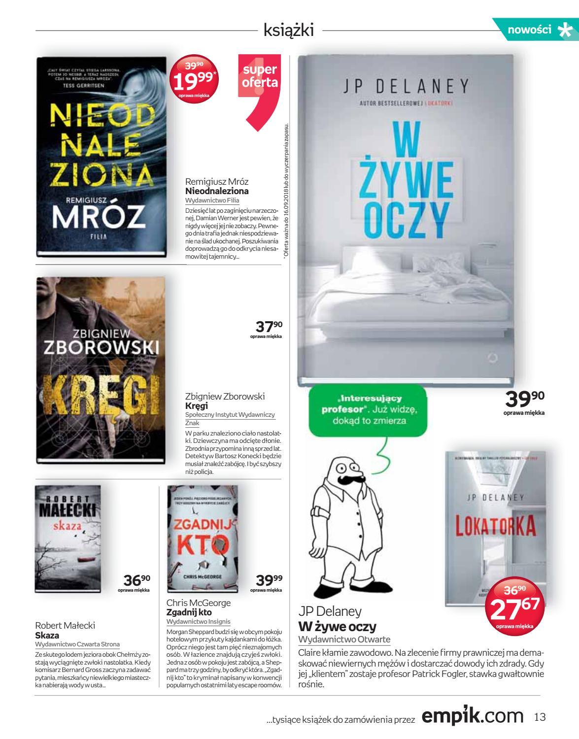 Gazetka promocyjna empik do 18/09/2018 str.13