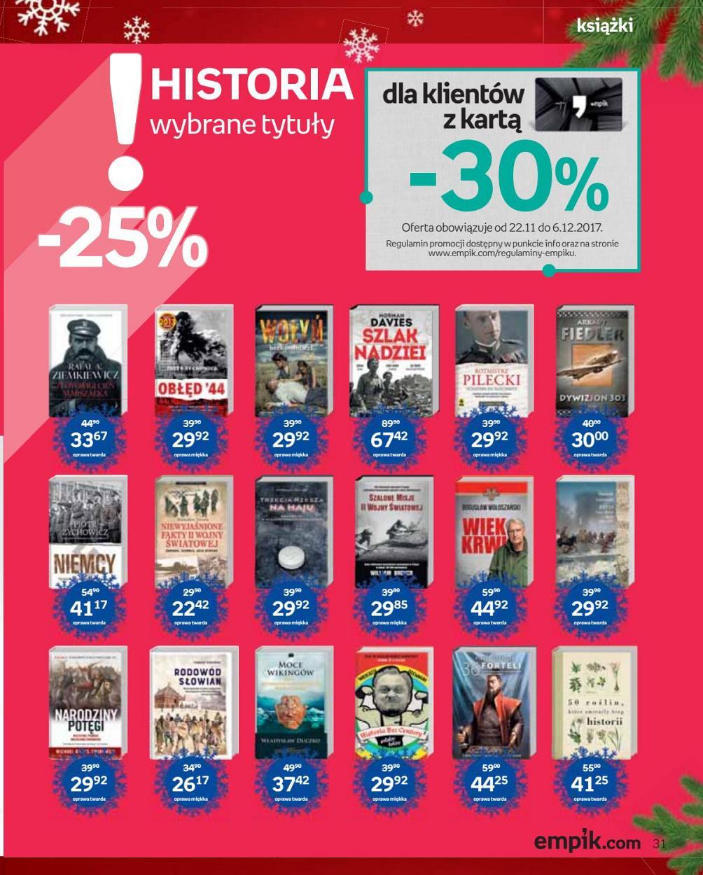 Gazetka promocyjna empik do 24/12/2017 str.31