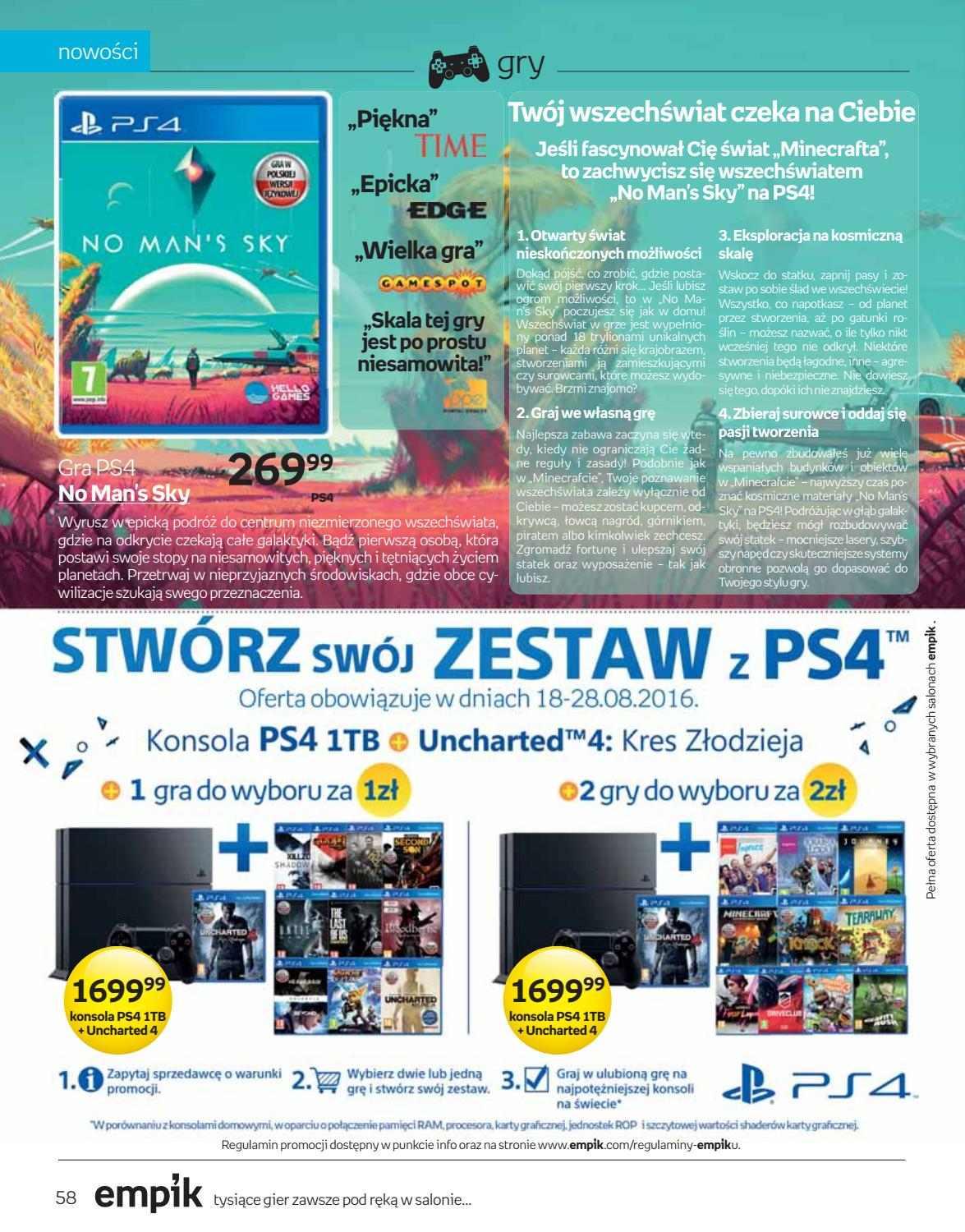 Gazetka promocyjna empik do 30/08/2016 str.58