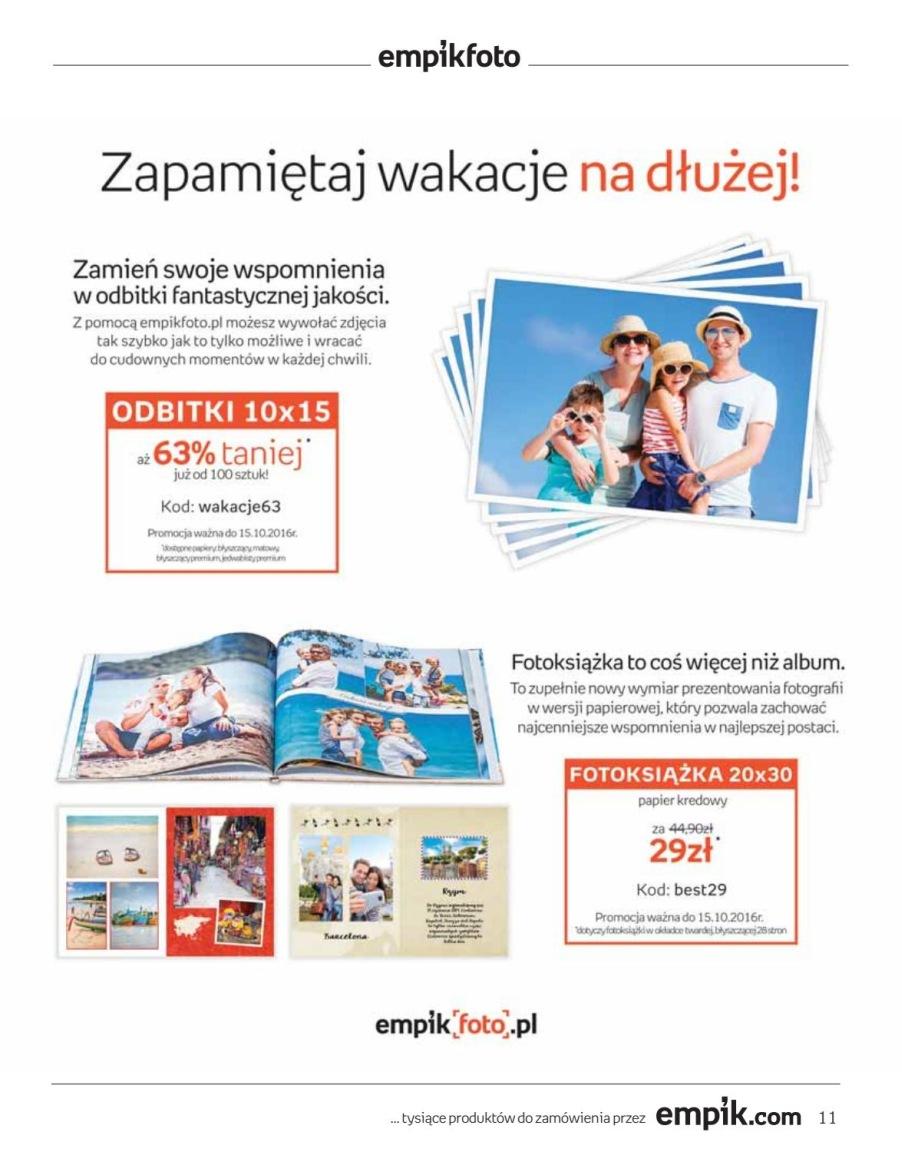 Gazetka promocyjna empik do 11/10/2016 str.11