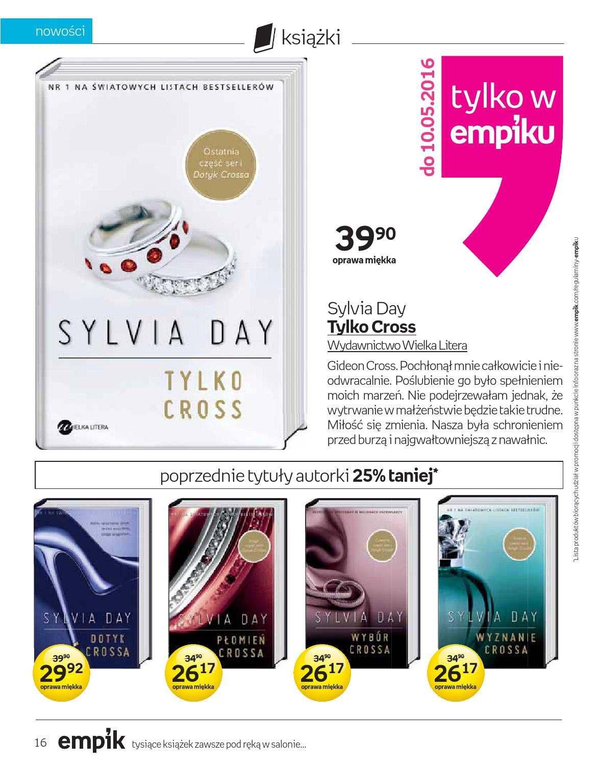 Gazetka promocyjna empik do 17/05/2016 str.16