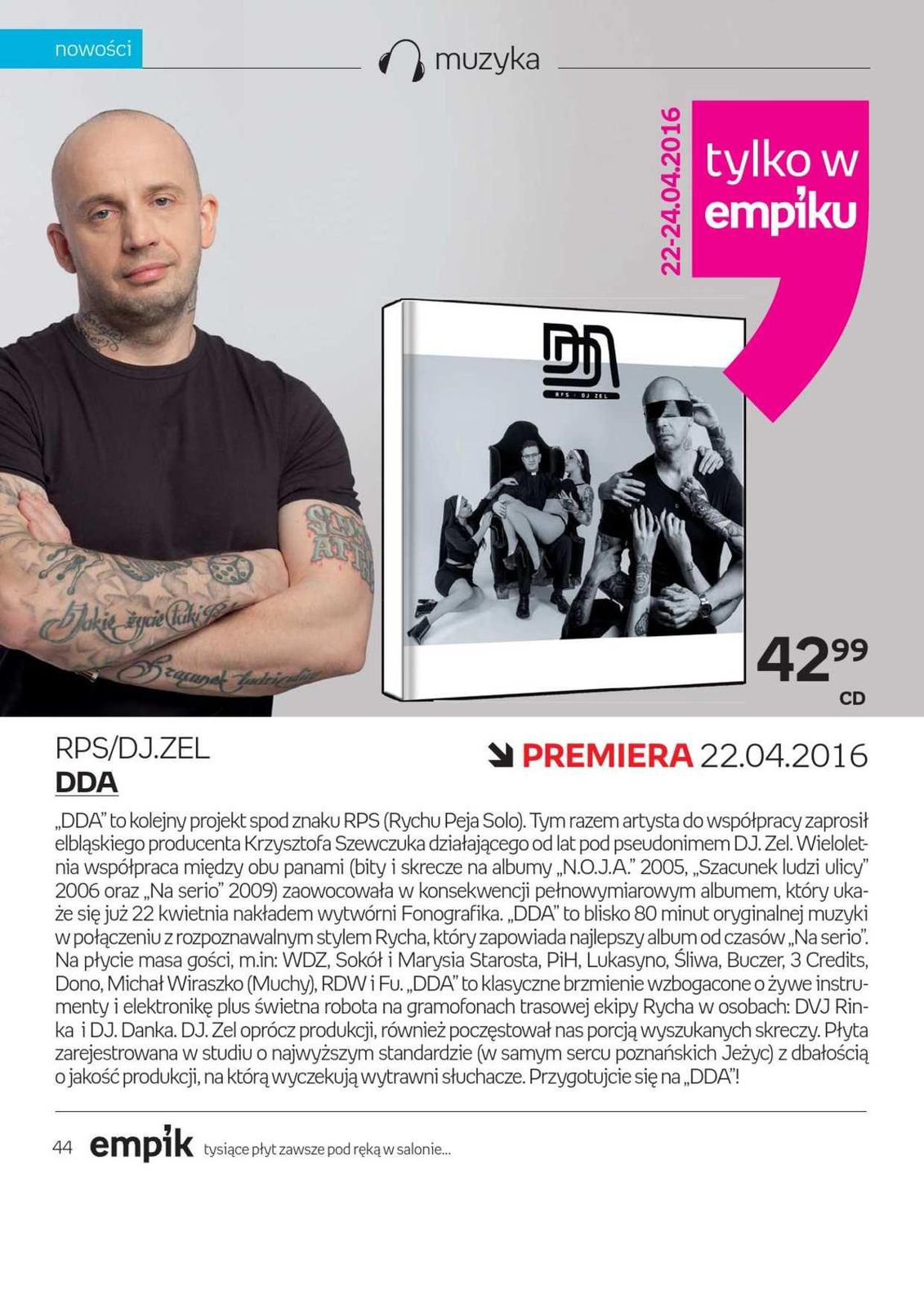 Gazetka promocyjna empik do 26/04/2016 str.44