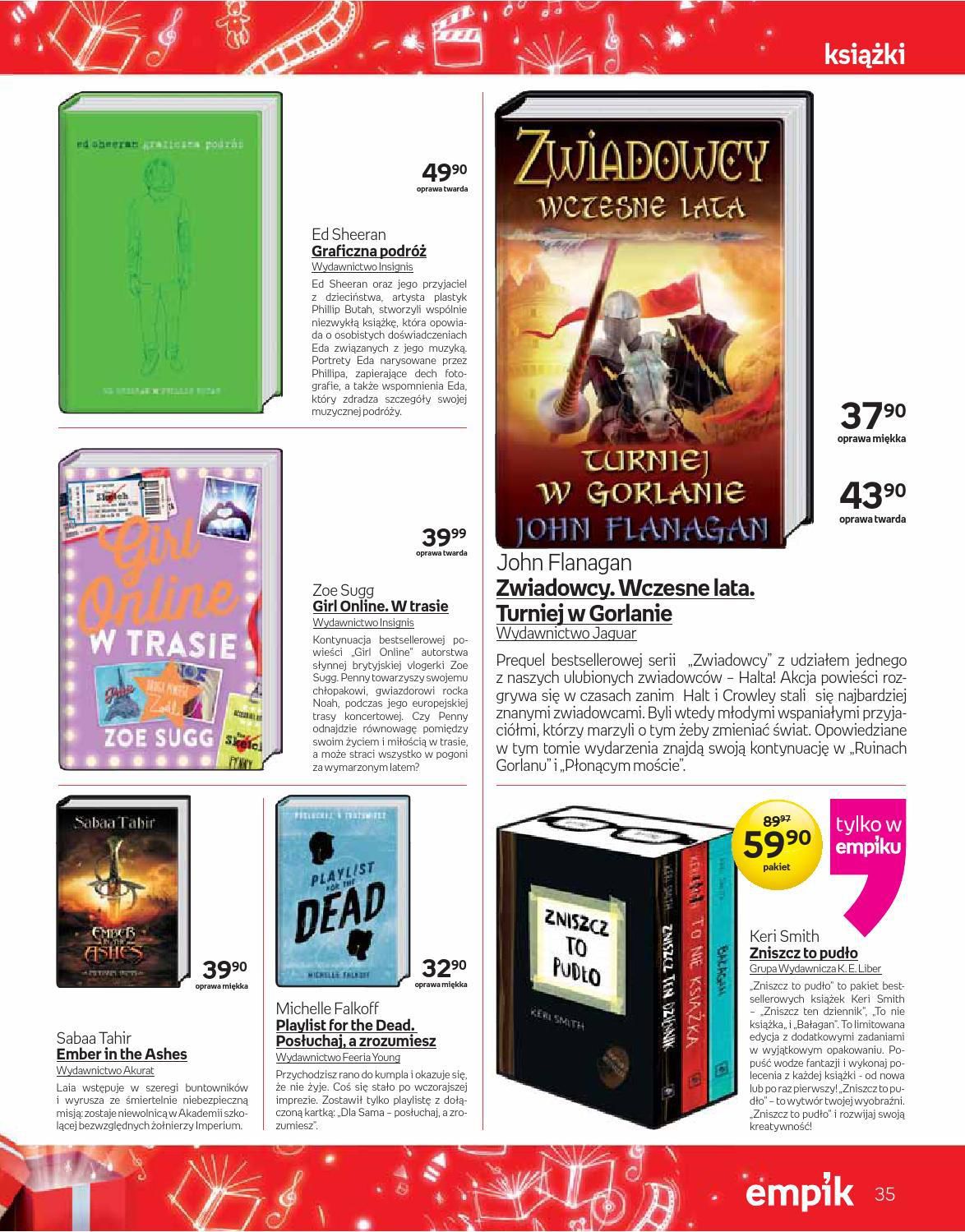 Gazetka promocyjna empik do 24/12/2015 str.35