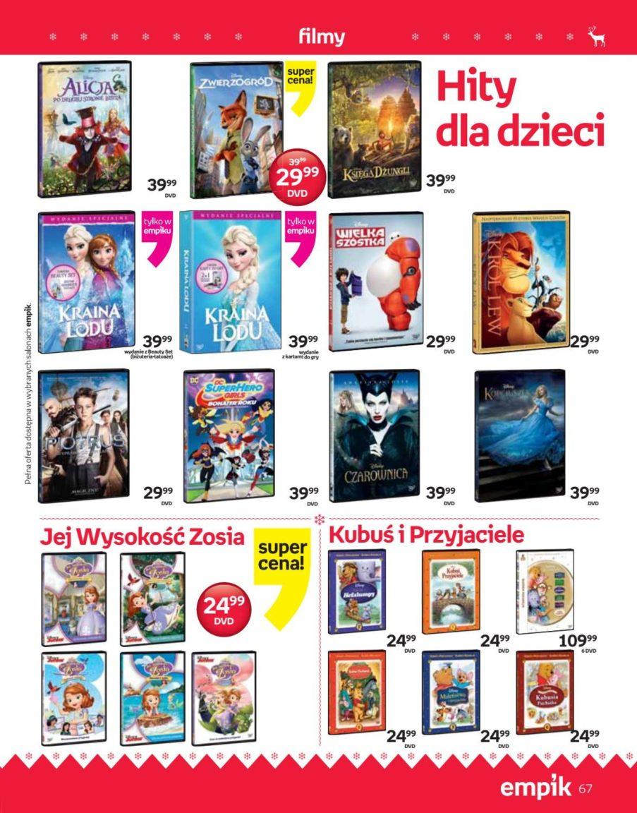 Gazetka promocyjna empik do 24/12/2016 str.67