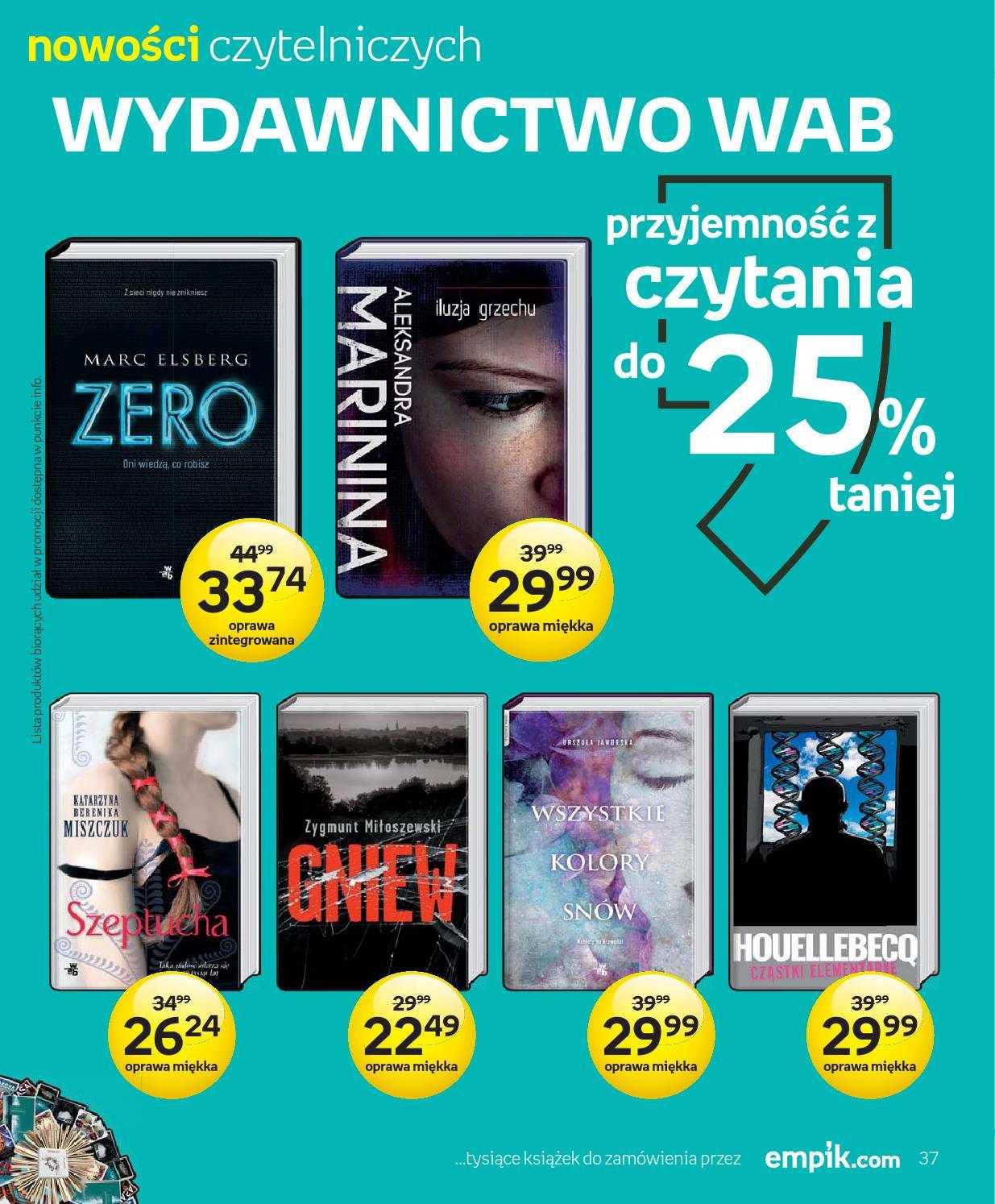 Gazetka promocyjna empik do 05/06/2016 str.37