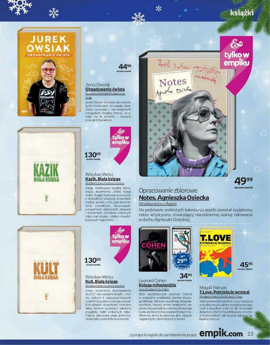 Gazetka promocyjna empik do 21/11/2017 str.23